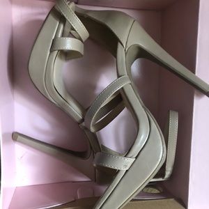 NUDE HEELS, charlotte russe